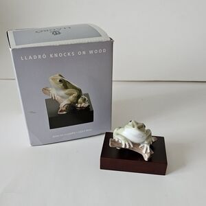 Lladro Lucky Frog Figurine